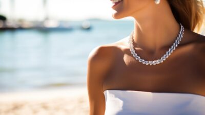 【美女活】夏のシンプルコーデに映える！ロングネックレスで大人のアクセントを