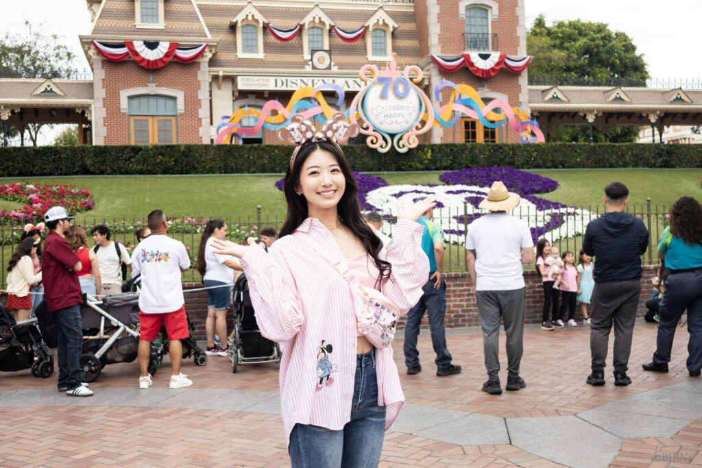 関根ささらinカリフォルニアディズニーリゾート